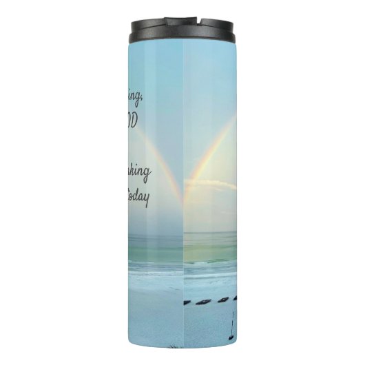 "Goedemorgen, dit is God Thermosbeker (Achterkant)