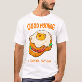 Goedemorgen eierdooier t-shirt (Voorkant)