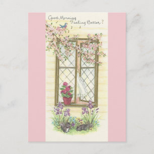 "Goedemorgen en goed komen" Briefkaart