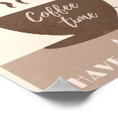 Goedemorgen en heb een leuke dag inspiratie poster (Hoek)