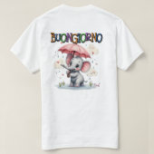 Goedemorgen en mooi t-shirt (Design achterkant)