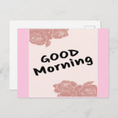 Goedemorgen Feestdagenkaart (Voorkant / Achterkant)