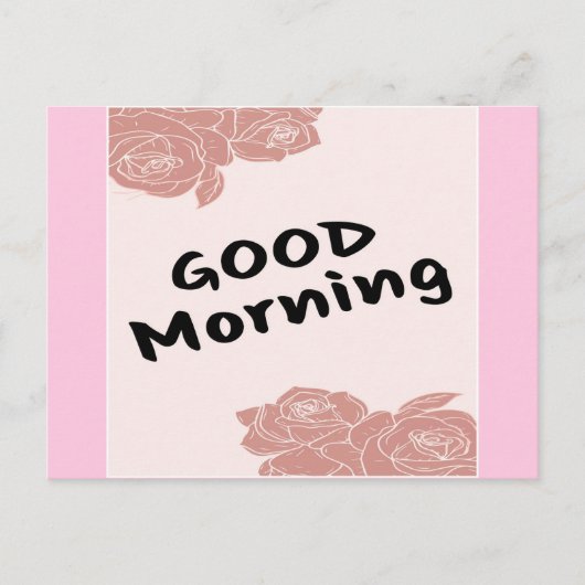 Goedemorgen Feestdagenkaart (Voorkant)