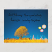 goedemorgen feestdagenkaart (Voorkant)