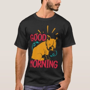 Goedemorgen Franse Bulldog Gezegde T-shirt