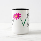 Goedemorgen geweldige Mok van 15 oz met twee tonge (Center)