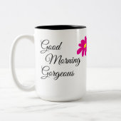 Goedemorgen geweldige Mok van 15 oz met twee tonge (Links)