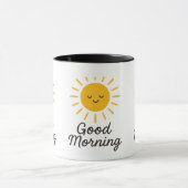 Goedemorgen glimlach mok (Midden)