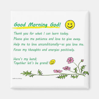 "Goedemorgen God!" Magneet