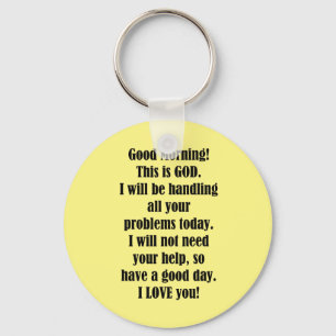 Goedemorgen, GOD Sleutelhanger