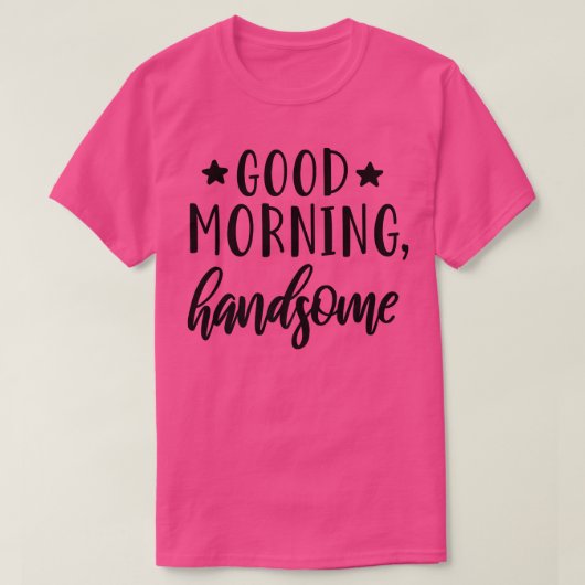 Goedemorgen handige verkuiskist om te slapen t-shirt (Design voorkant)