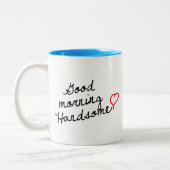 Goedemorgen, Handsome! Tweekleurige Koffiemok (Links)