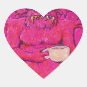 Goedemorgen! Hart Sticker (Voorkant)