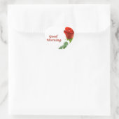 goedemorgen hart sticker (Tas)