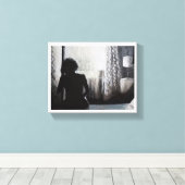 "Goedemorgen hartepijn" Canvas Afdruk (Insitu (Houten vloer))