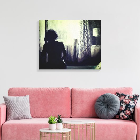 Goedemorgen Heartache - Canvas Print (Insitu (Woonkamer))