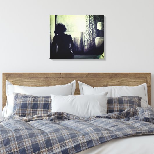 Goedemorgen Heartache - Canvas Print (Insitu (Slaapkamer))