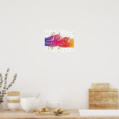 Goedemorgen heerlijk over White Poster (Keuken)