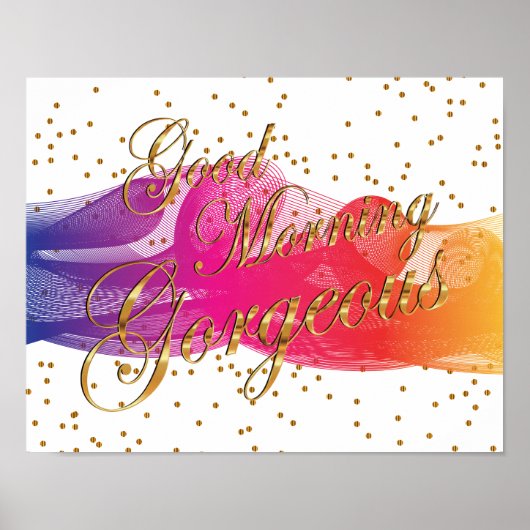 Goedemorgen heerlijk over White Poster (Voorkant)