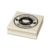 Goedemorgen Heet Koffie Rubberstempel (Stempel)