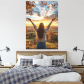 Goedemorgen Herfst Canvas Afdruk (Insitu (Slaapkamer))