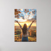 Goedemorgen Herfst Canvas Afdruk (Voorkant)