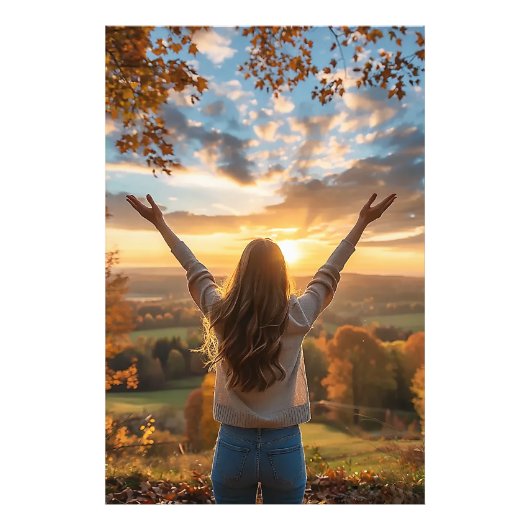 Goedemorgen Herfst Foto Afdruk (Voorkant)