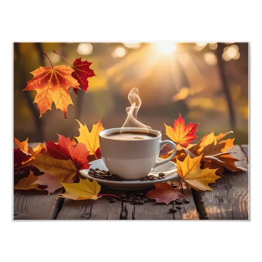 Goedemorgen herfst foto afdruk (Voorkant)