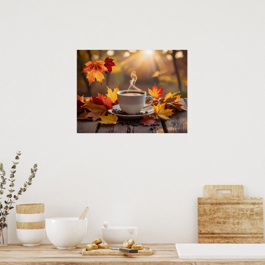 Goedemorgen herfst poster (Keuken)