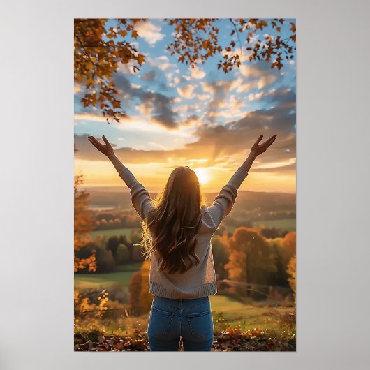 Goedemorgen Herfst Poster (Voorkant)