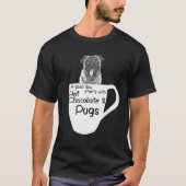 Goedemorgen Hot Chocolade Pug T-shirt (Voorkant)