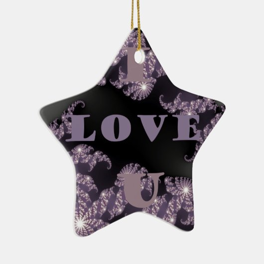 Goedemorgen, ik hou van je.png keramisch ornament (Rechts)