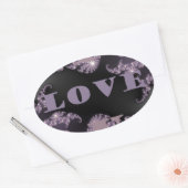 Goedemorgen, ik hou van je.png ovale sticker (Envelop)