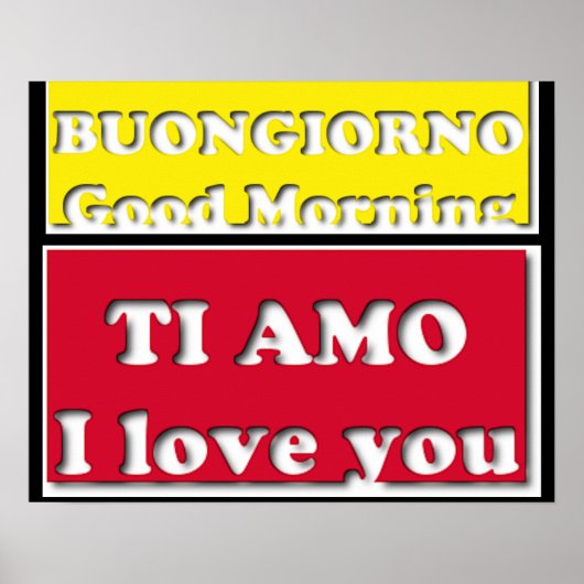 Goedemorgen, ik hou van je poster (Voorkant)