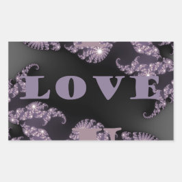 Goedemorgen, ik hou van je rechthoekige sticker