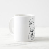 Goedemorgen, ik hou van mijn werk koffiemok (Voorkant links)