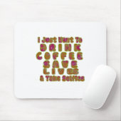 Goedemorgen, ik wil alleen maar koffie Drinken met Muismat (Met muis)