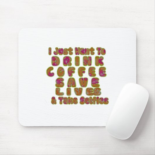 Goedemorgen, ik wil alleen maar koffie Drinken met Muismat (Met muis)