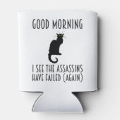 Goedemorgen, ik zie dat de Assassins zijn mislukt Blikjeskoeler (Achterkant)