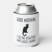 Goedemorgen, ik zie dat de Assassins zijn mislukt Blikjeskoeler (Blikje Achterkant)