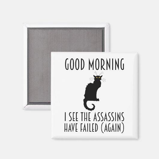 Goedemorgen, ik zie dat de Assassins zijn mislukt Magneet (Voorkant / Achterkant)