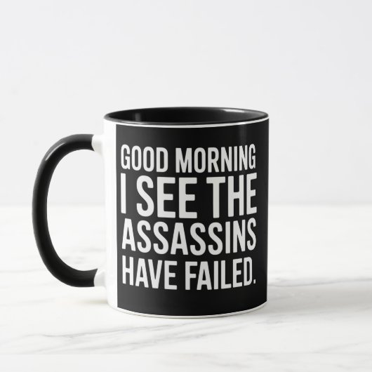 Goedemorgen, ik zie dat de moordenaars hebben gefa mok (Links)
