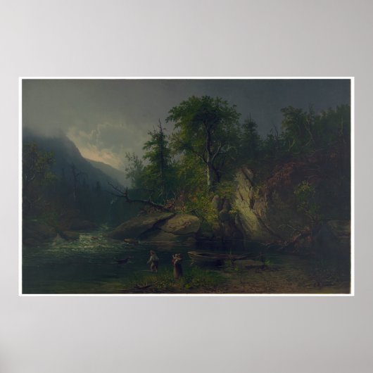 Goedemorgen in de Adirondacks Poster (Voorkant)