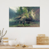 Goedemorgen in de Adirondacks Poster (Keuken)