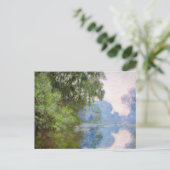 Goedemorgen in de buurt van Giverny Claude Monet Briefkaart (Staand voorkant)