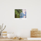 Goedemorgen in de buurt van Giverny Claude Monet Poster (Keuken)