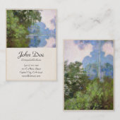 Goedemorgen in de buurt van Giverny Claude Monet Visitekaartje (Voorkant / Achterkant)