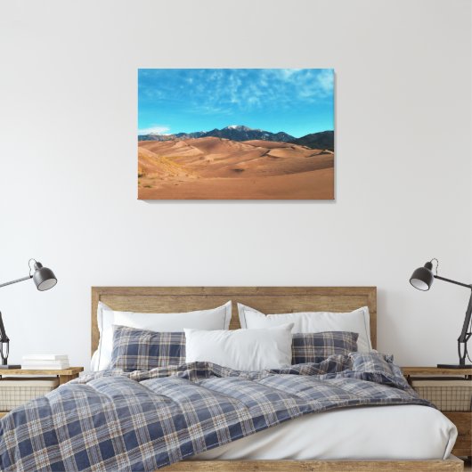 Goedemorgen in de Dunes Canvas Afdruk (Insitu (Slaapkamer))