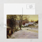 Goedemorgen in de winter briefkaart (Voorkant / Achterkant)