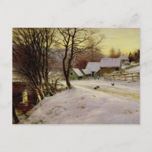 Goedemorgen in de winter briefkaart